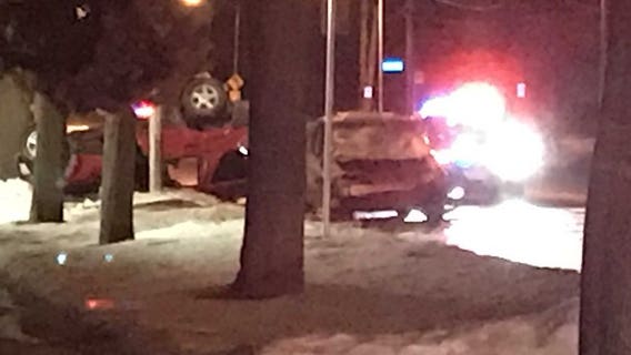 Milwaukee police investigate crash involving stolen vehicle near 35th and Hope