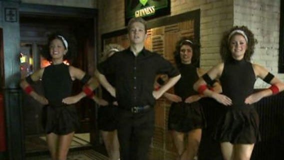 Laura celebrates St. Patrick's Day at Trinity Three Irish Pubs