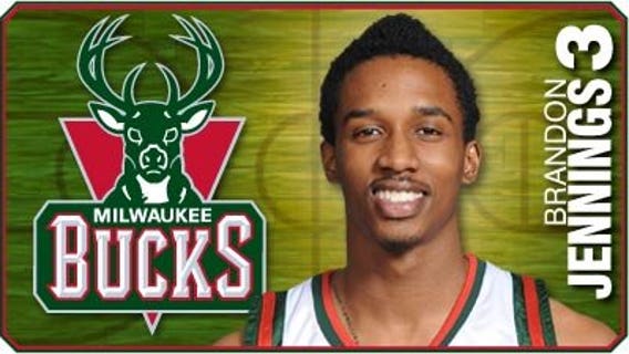 Jennings scores 33 as Bucks beat 76ers 105-96