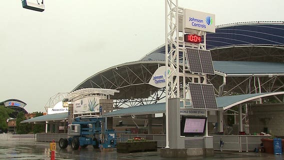 Johnson Controls World Sound Stage goes green