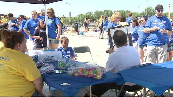 Make-A-Wish foundation celebrates 30th birthday with all star tailgate at Miller Park