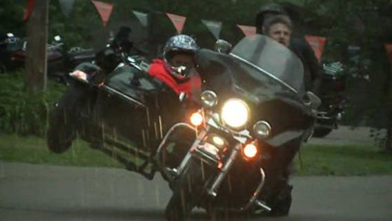 FOX6's Ted Perry takes part in Harley ride to MDA camp