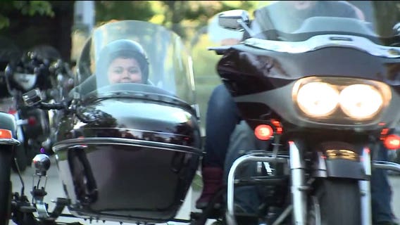'Tugs at your heart:' Harley riders rev up their bikes for special ride, taking kids to MDA Summer Camp