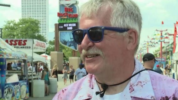 "I made it:" Man dubbed 'King of Summerfest' attends festival for 200 consecutive days