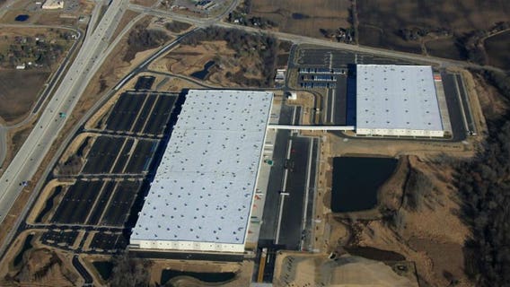 Amazon's fulfillment center in Kenosha reaches critical construction milestones