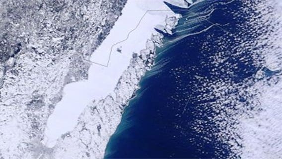 Strong winds, warmer temps broke down Lake Michigan ice