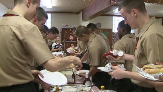 Christmas is extra special for Naval recruits celebrating in Bristol