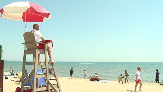 Lifeguards rescue man at Racine's North Beach