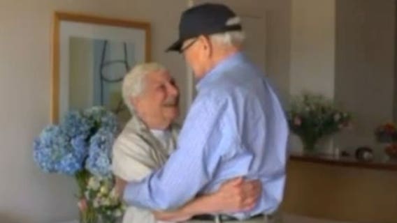 Reunited for V-Day seven decades after D-Day: Virginia veteran, WWII girlfriend meet again