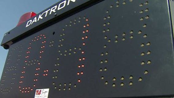 New clock at Packers Training Camp assisting Packers' offense