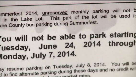"I am not allowed to park there anymore:" Downtown parking spots disappearing as Summerfest begins