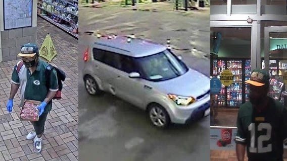 Police seek man wanted for using counterfeit $100 bill, retail theft at Kwik Trip in Village of Butler