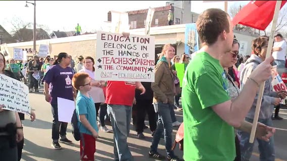 Teachers, supporters picket amid looming MPS deficit: 'Millions of dollars can be re-appropriated'