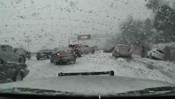 Menomonee Falls police release dashcam video of pileup at Pilgrim Rd.