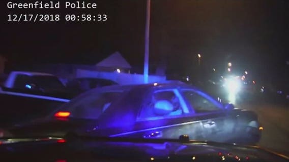Caught on dashcam: Traffic stop leads to Greenfield police pursuit