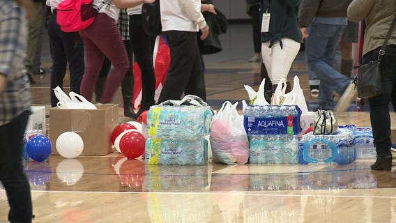 Students at Pius High School collect money, items for hurricane victims in Puerto Rico