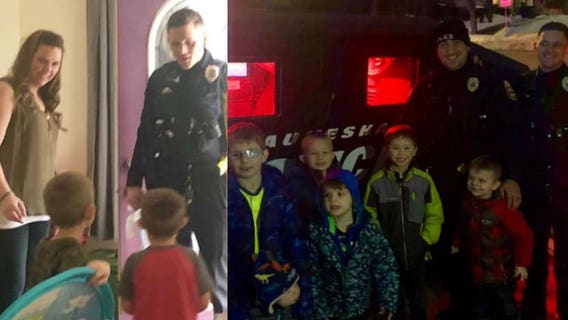 Boy celebrating 6th birthday invites entire Waukesha Police Department to party