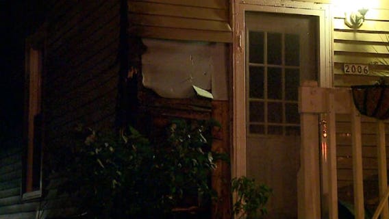 Cigarette butt may have caused porch fire near Holton & Brown