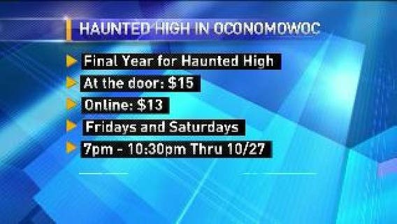 Visit Haunted High in Oconomowoc for a good scare