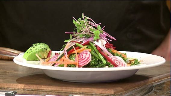 Is your New Year's resolution about health? Check out this raw power salad