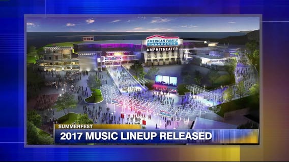 Summerfest officials release list of 2017 Grounds Stage headliners