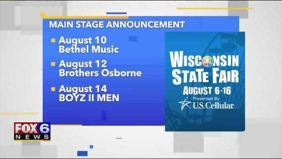 Wisconsin State Fair adds 3 shows to 2020 Main State lineup