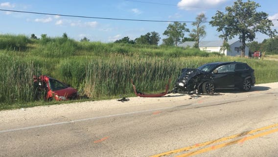 24-year-old man dies following two-vehicle crash in Racine County