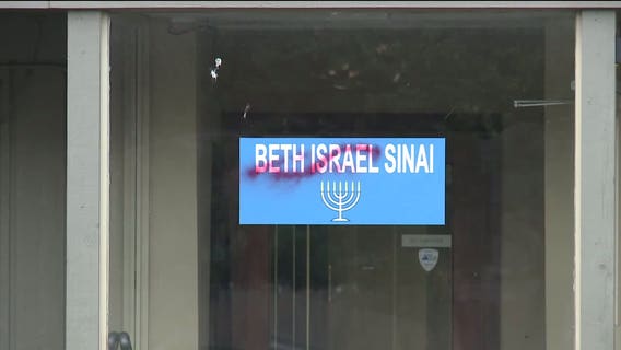 Police seek vandals who spray painted anti-Semitic graffiti on Racine synagogue