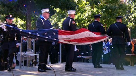 Solemn, familiar ceremonies mark 9/11 anniversary