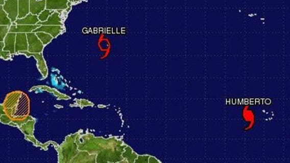 Hurricane Humberto ruins shot at a 2013 record