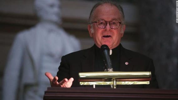 House chaplain wins job back after scalding letter to Speaker Ryan