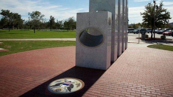 The Veterans Day memorial that is only 'perfect' one day a year