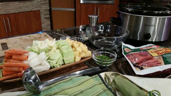 Feeling the luck of the Irish! See how to make slow-cooked corned beef and cabbage