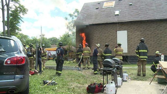 Setting another controlled burn: Firefighters and Underwriters Laboratories team up again