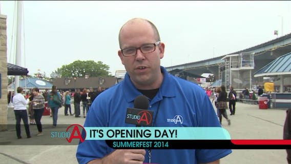 WATCH: Studio A's Brian Kramp LIVE on the Summerfest grounds on Opening Day!