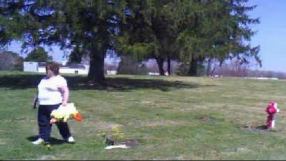 Who would steal from a baby's grave plot? Woman admits to crime