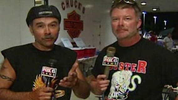 FOX6's Ted Perry, Vince Condella ride Harleys to Milwaukee in 2008
