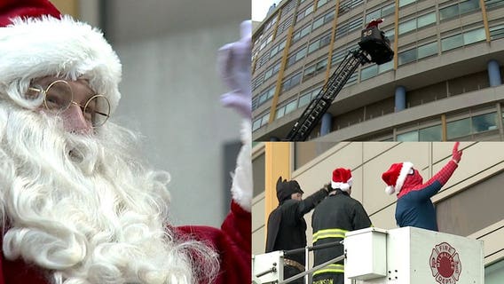 'Bringing me to tears:' Santa, superheroes surprised patients at Children's Wisconsin on Christmas