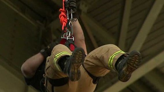 Special team uses Miller Park to train for real-life rescues