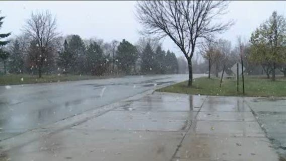 Old Man Winter makes his first appearance