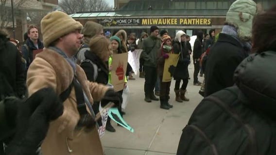 "Trying to protect the UW System:" Another rally held on UWM campus in light of proposed budget cuts