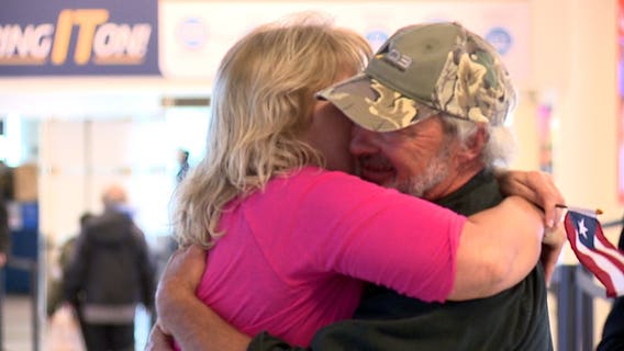 Welcome fit for heroes: Crews return home after working for months to bring power to Puerto Rico