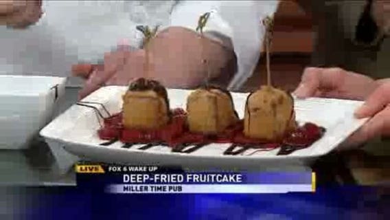 Deep-fried Fruitcake