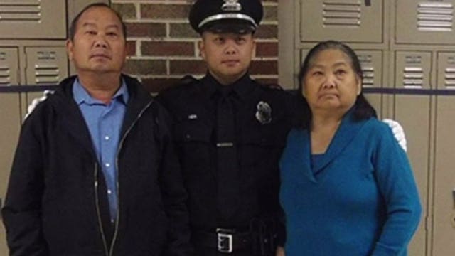 Benefits for parents of Officer Kou Her limited 'because he was off duty' when he died in crash