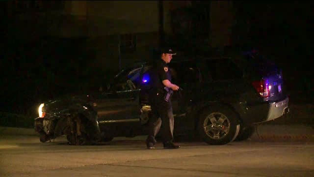 Police seek suspect after vehicle stolen from home in West Allis crashed into parked car