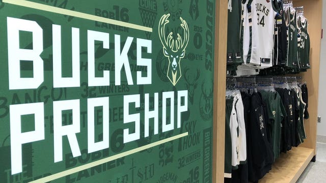 Pop-up Bucks Pro Shop to open at Bayshore Town Center on Friday