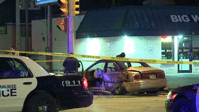 Three flee from police after crashing stolen vehicle near 51st & Center