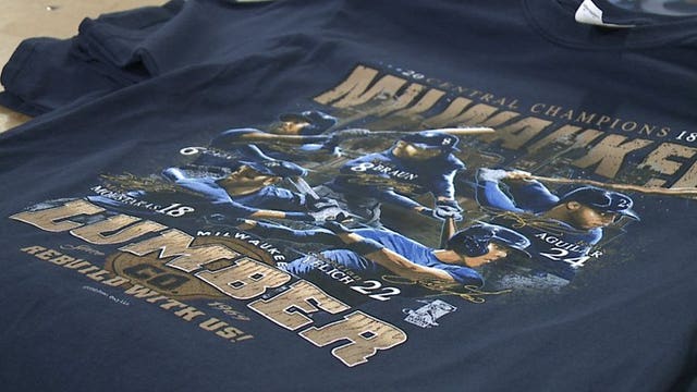 A win for everyone: New Brewers t-shirts hit shelves, benefit local economy