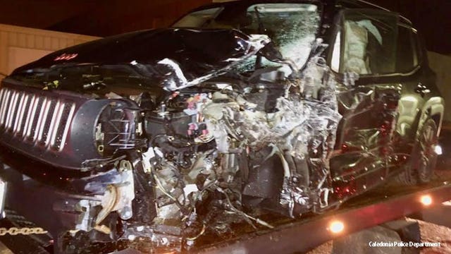 Police: 'Miraculously, everyone survived' after bad crash on 7 Mile Road in Caledonia