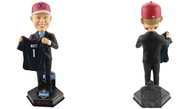 National Bobblehead Hall of Fame and Museum unveils 'Draft Day' bobble of JJ Watt